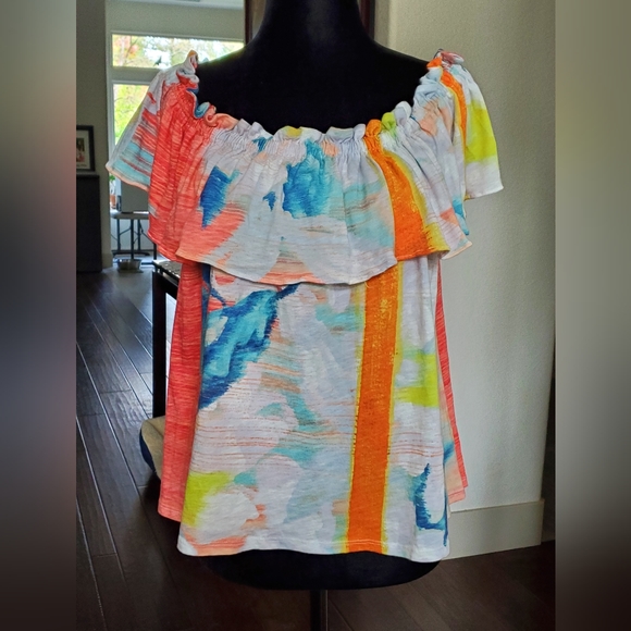 Meadow Rue colorful top. NWOT - Picture 10 of 10